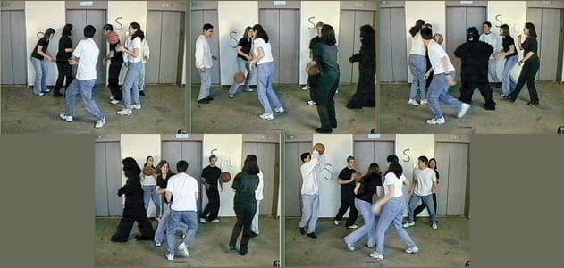 The invisible gorilla experiment by Simons and Chabris